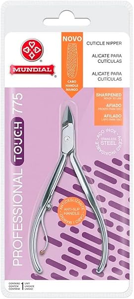 Alicate Cutícula Prof Touch Inox Mundial