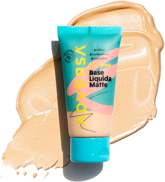 Base Líquida Matte Vegana Adversa Cor 100