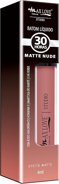 Batom Nude Matte 30H Max Love