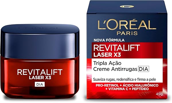 Creme Anti-idade Laser X3 Diurno Revitalift L'Oréal Paris