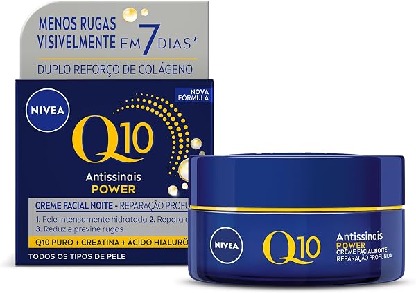 Creme Facial Antissinais Noite Q10 Power Plus NIVEA