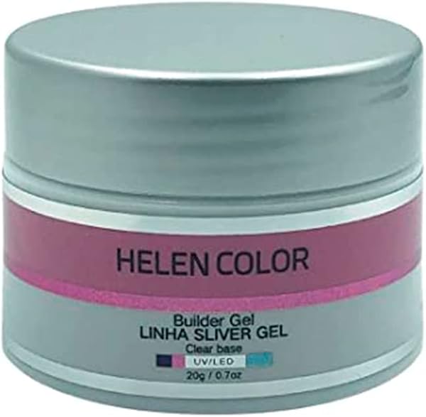 Gel Helen Color Silver Clear Base