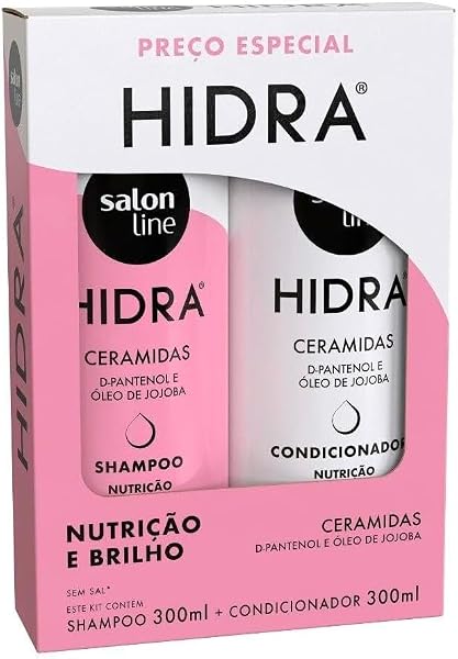 Kit Shampoo e Condicionador Hidra Nutrição Salon Line