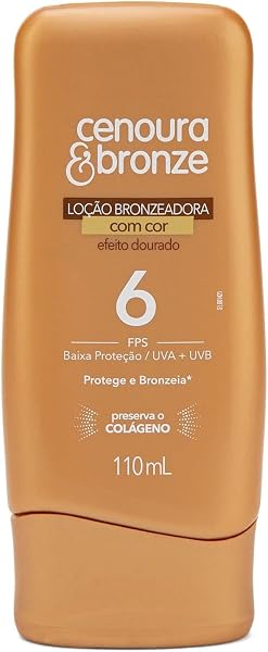 Loção com Cor Cenoura & Bronze