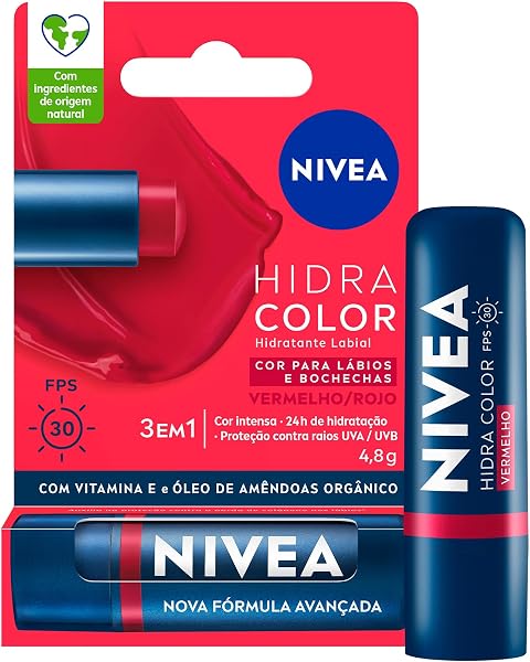NIVEA Hidra Color Vermelho